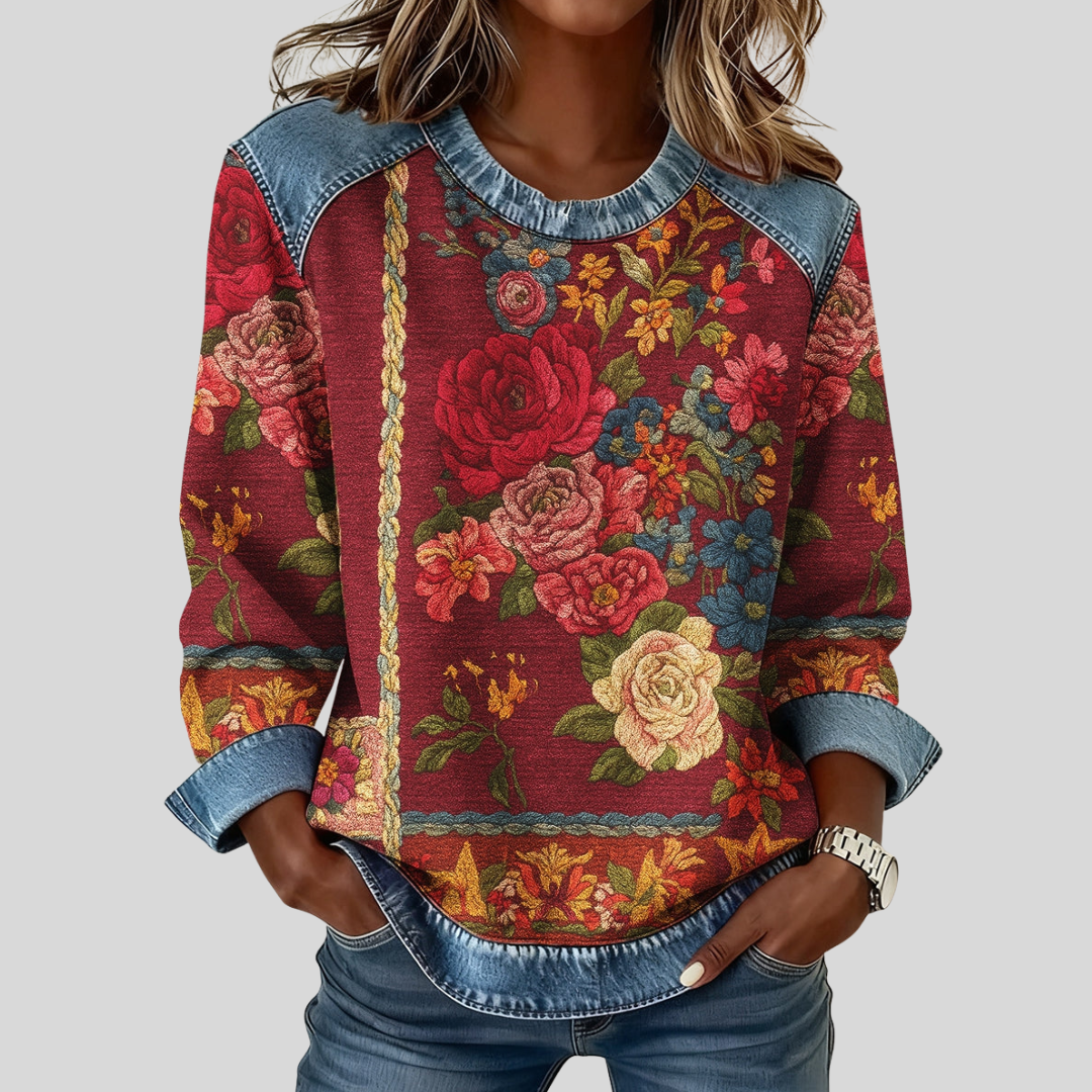 Théodora | Sweat Imprimé Floral