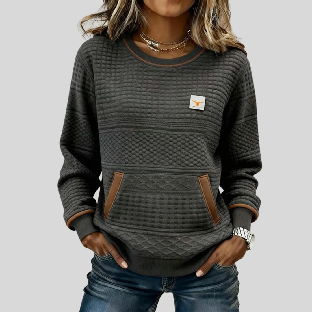 Céline | Sweat Color-Block Col Rond