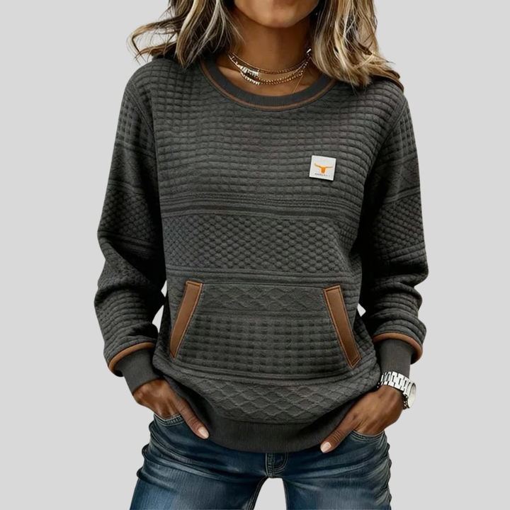 Céline | Sweat Color-Block Col Rond