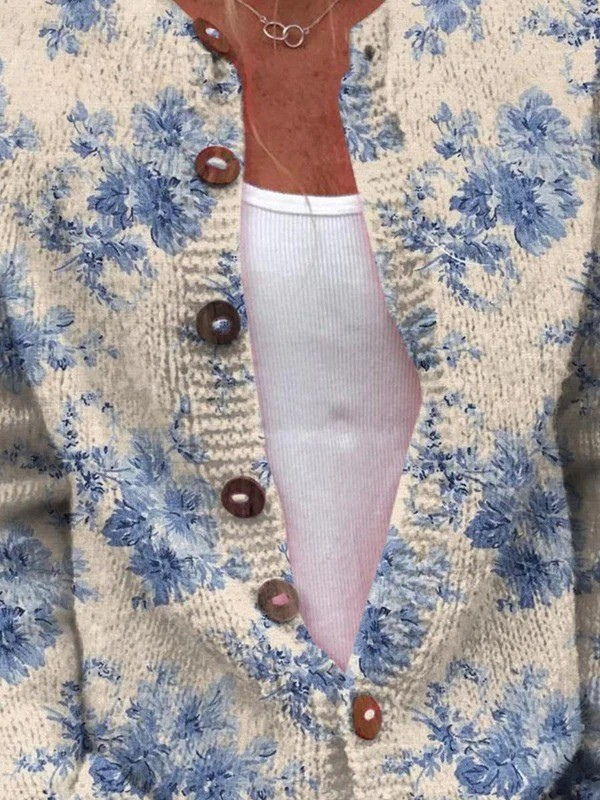 Daysie™ | Vintage Floral Cardigan