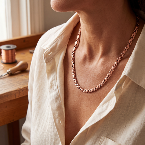 Parker's Cedar Copper Necklace