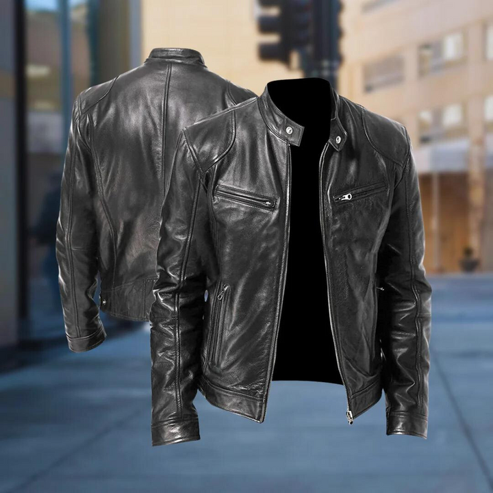 Calvin | Men's Vegan Leather Jacket