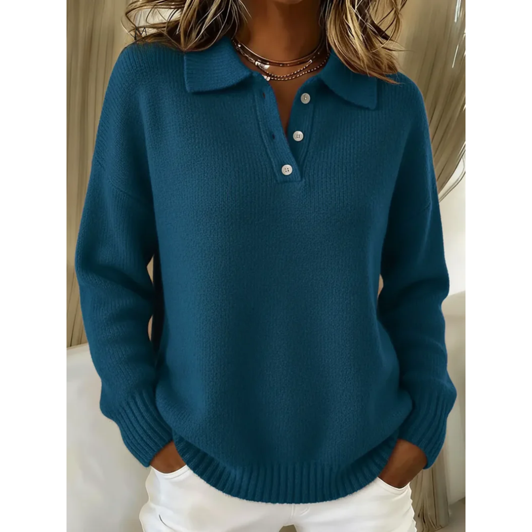 Angèle | Pull Polo Douceur