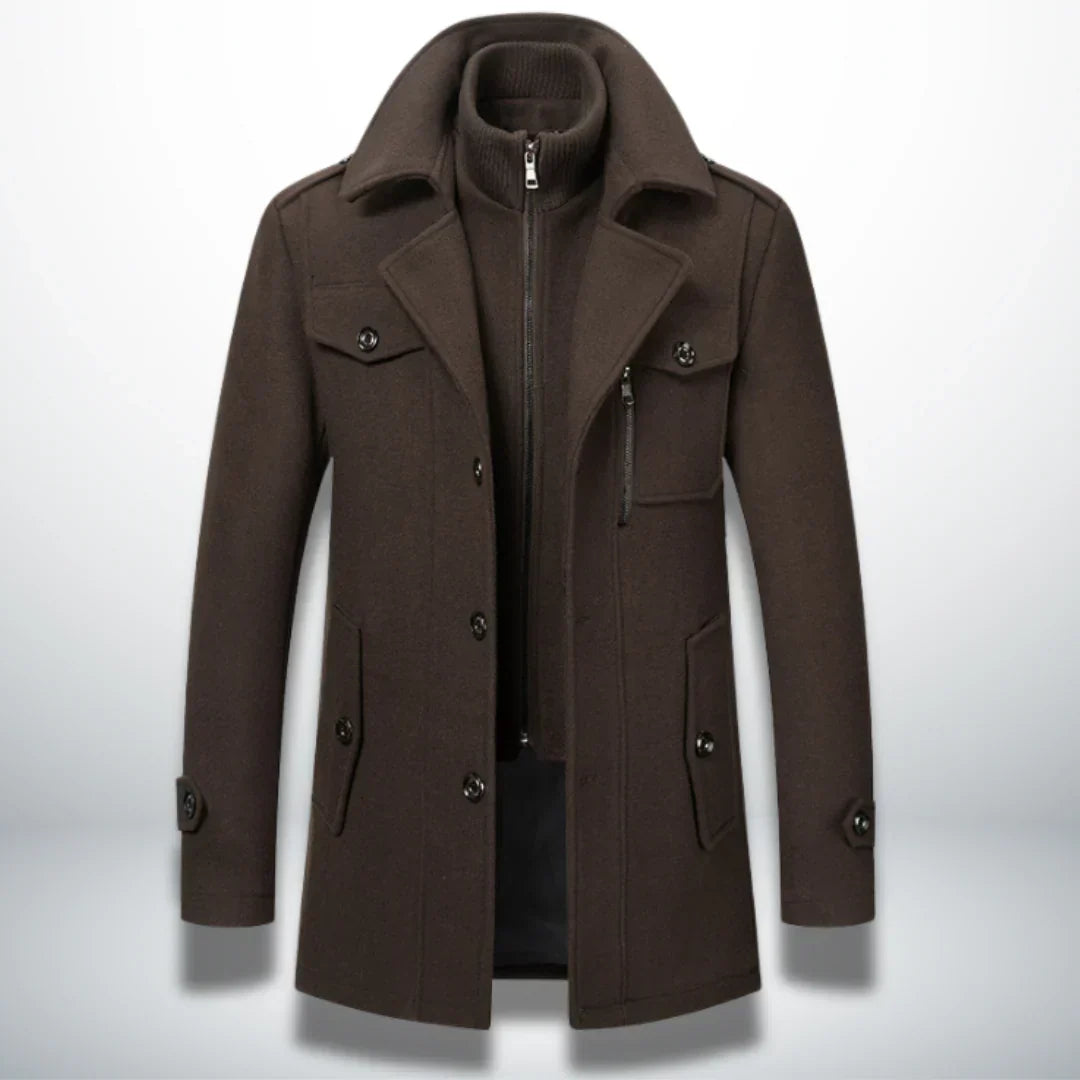 Nordelle | Double-Collar Trench Coat