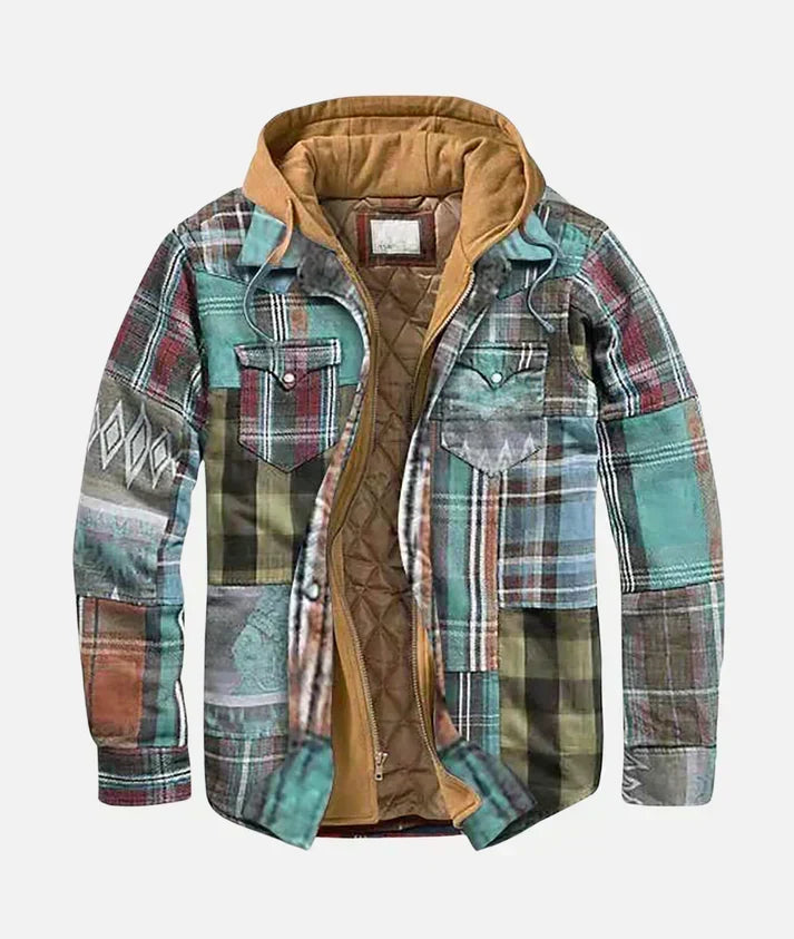 Varel | Patchwork Check Jacket