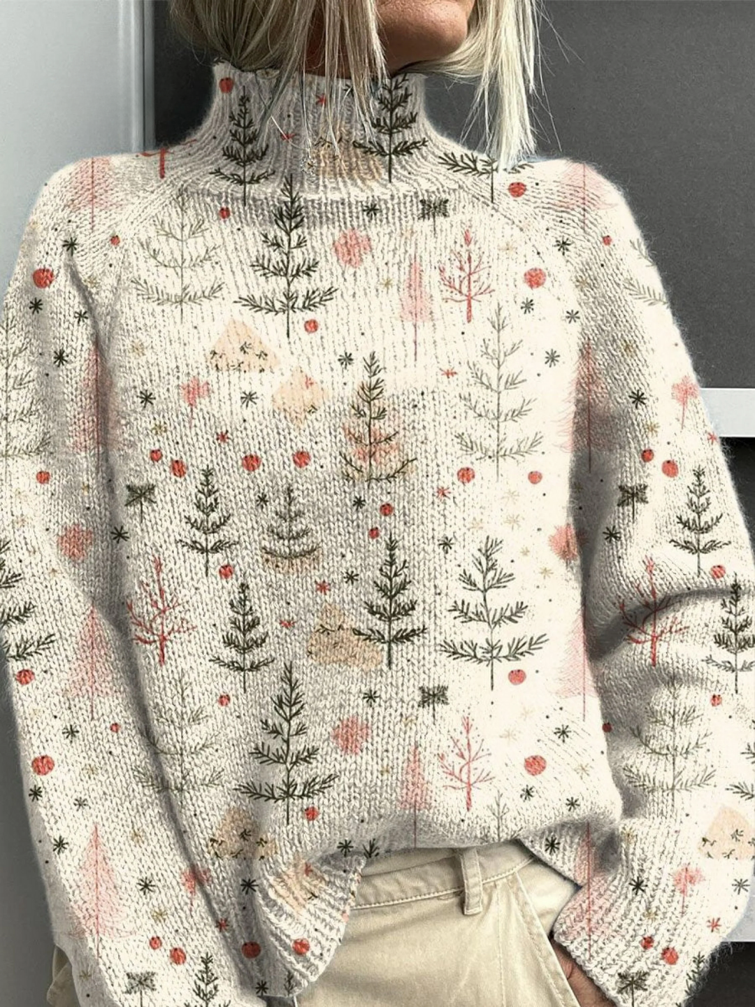 Léonie | Pull col roulé élégant