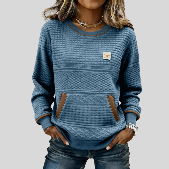 Céline | Sweat Color-Block Col Rond
