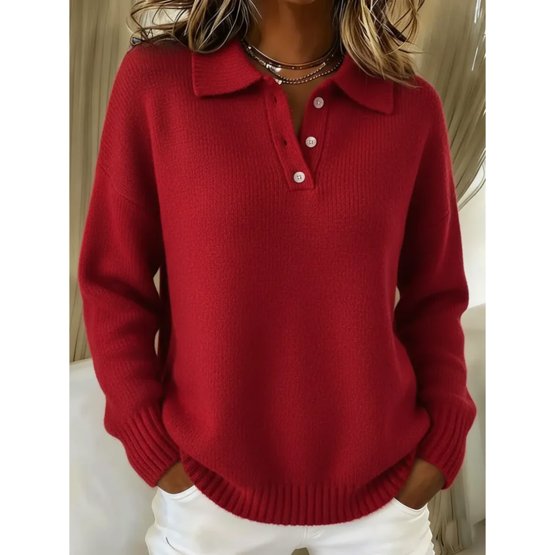 Angèle | Pull Polo Douceur