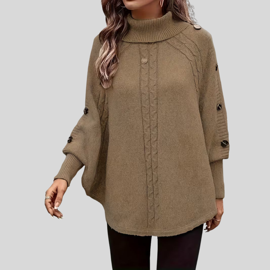 Sylvie | Pull Torsadé Col Monté