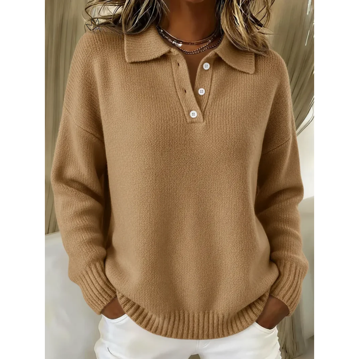 Angèle | Pull Polo Douceur