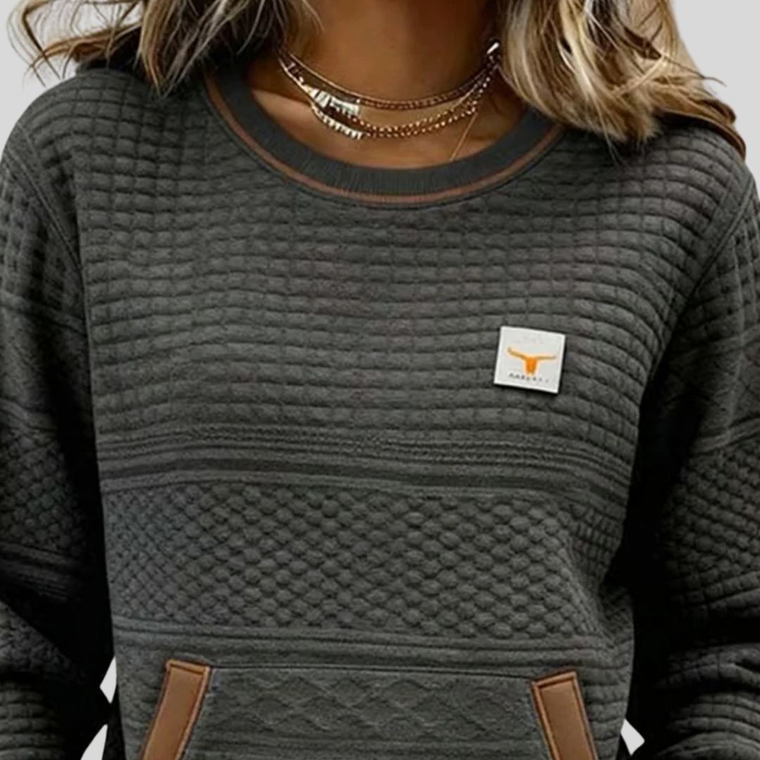 Céline | Sweat Color-Block Col Rond