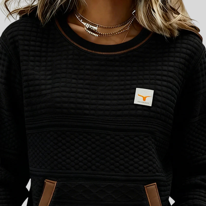 Céline | Sweat Color-Block Col Rond