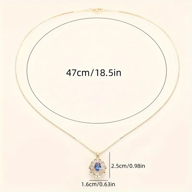 Kavella Noctazure Necklace | Gold
