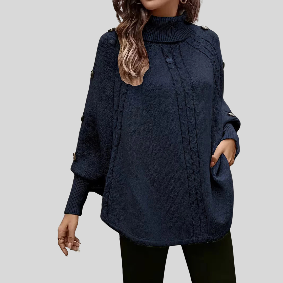 Sylvie | Pull Torsadé Col Monté