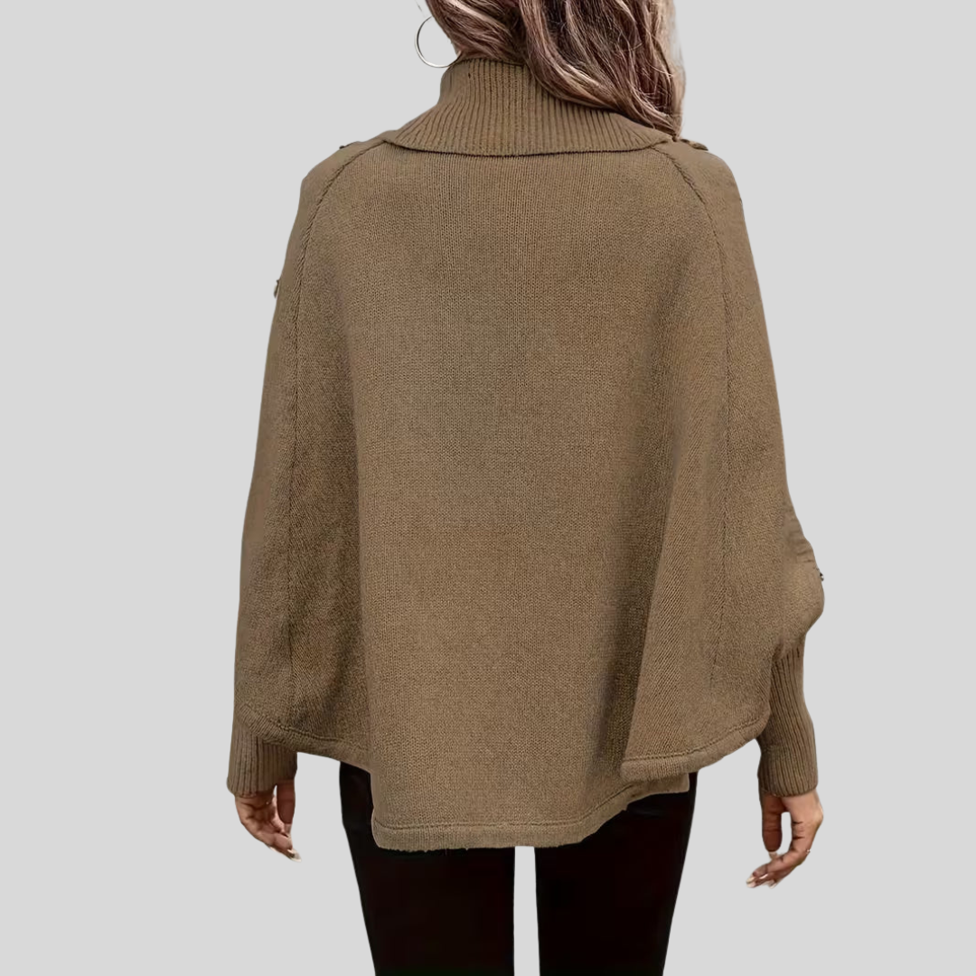 Sylvie | Pull Torsadé Col Monté