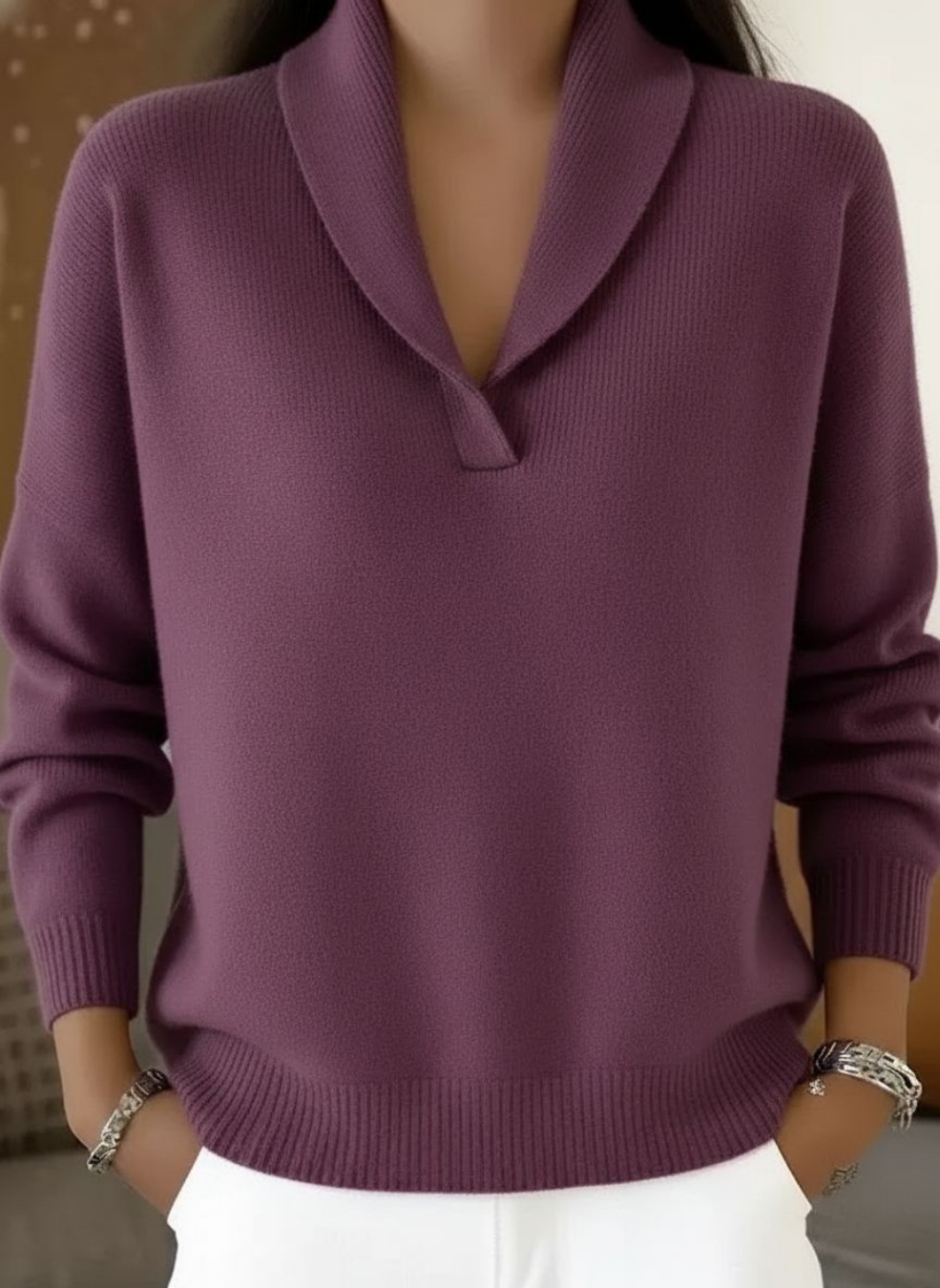 Honorine | Pull Col en Pointe