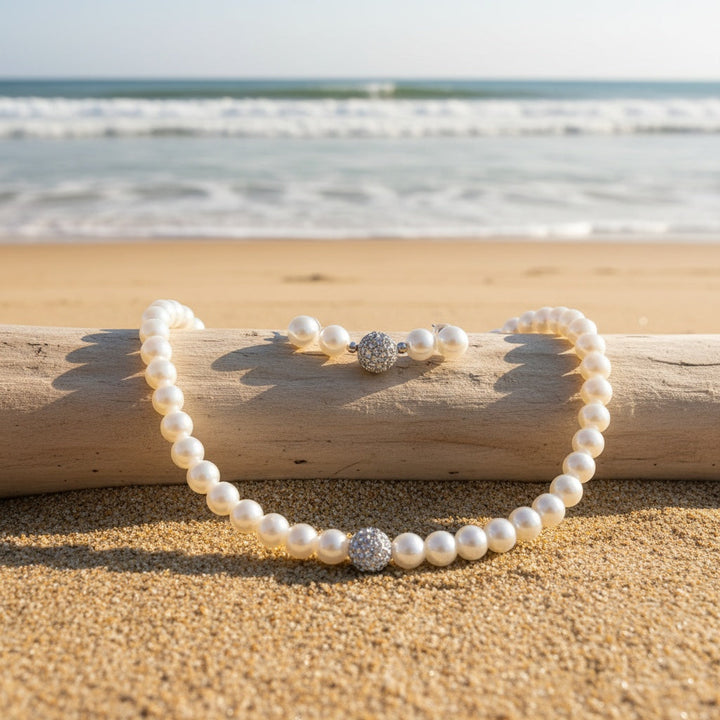 Luminous Pearl Crystal Jewelry Set