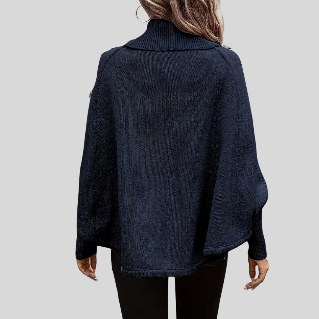 Sylvie | Pull Torsadé Col Monté
