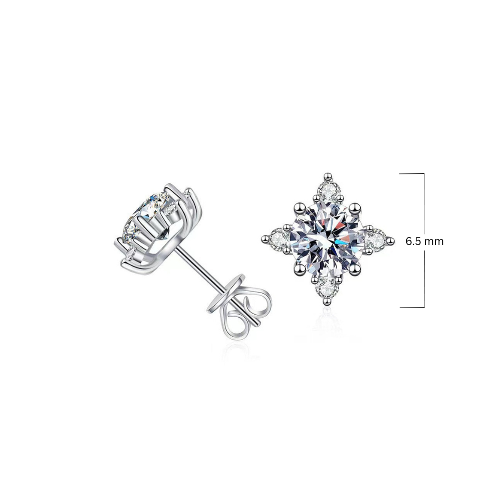 Aurelie flower earrings