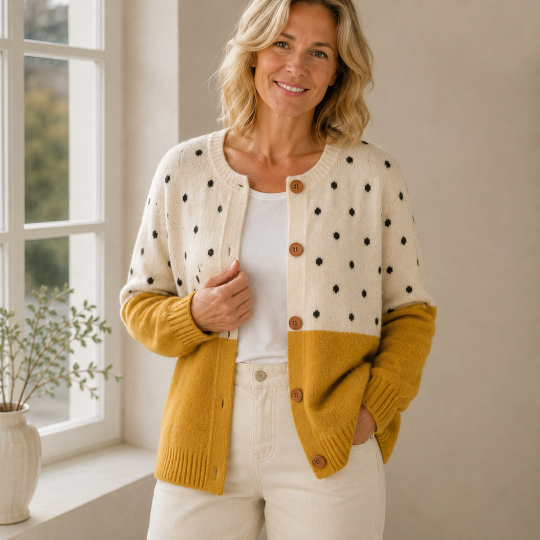 Monique | Knitted Button Cardigan