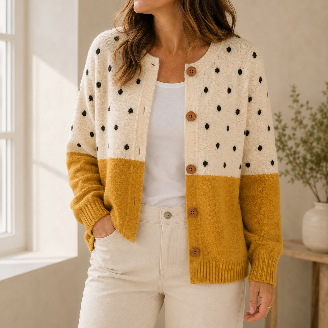 Monique | Knitted Button Cardigan