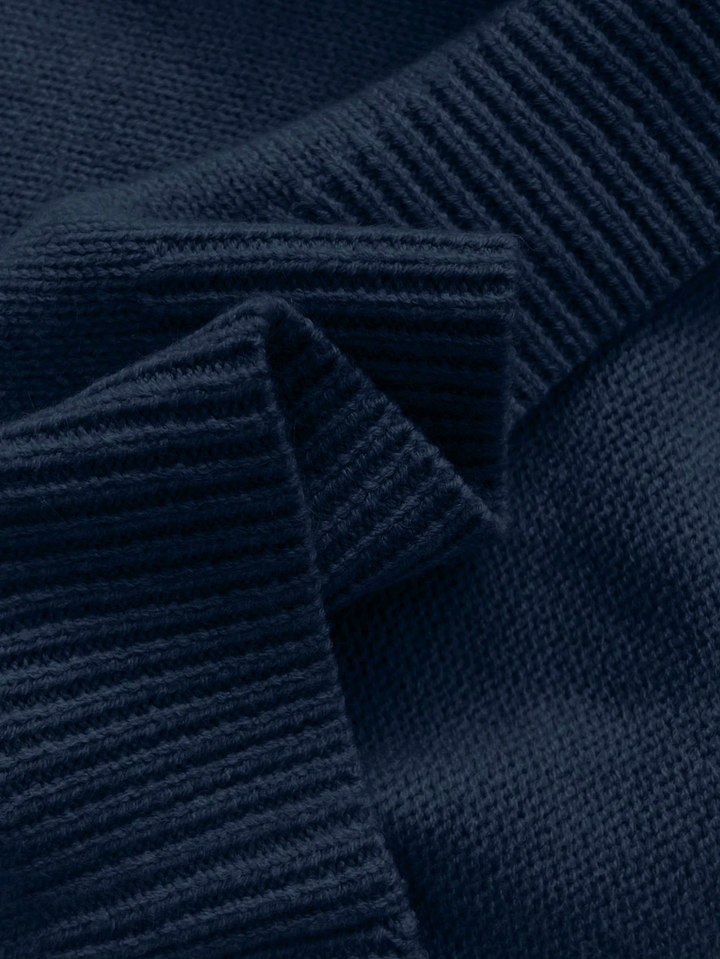Marielle | Pull Col V Orné de Dentelle