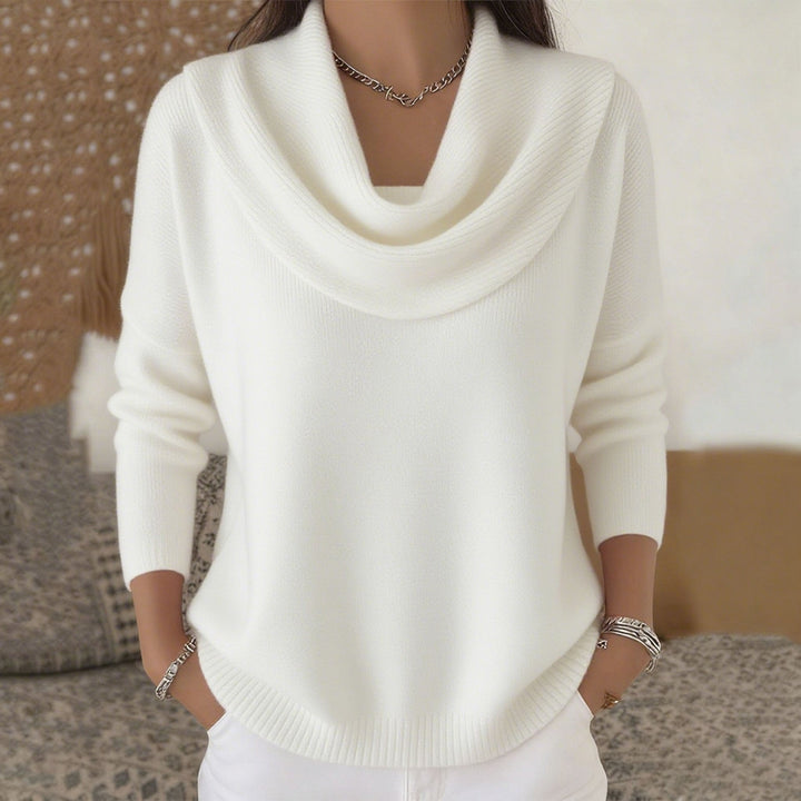 Zélie | Pull Col Drapé
