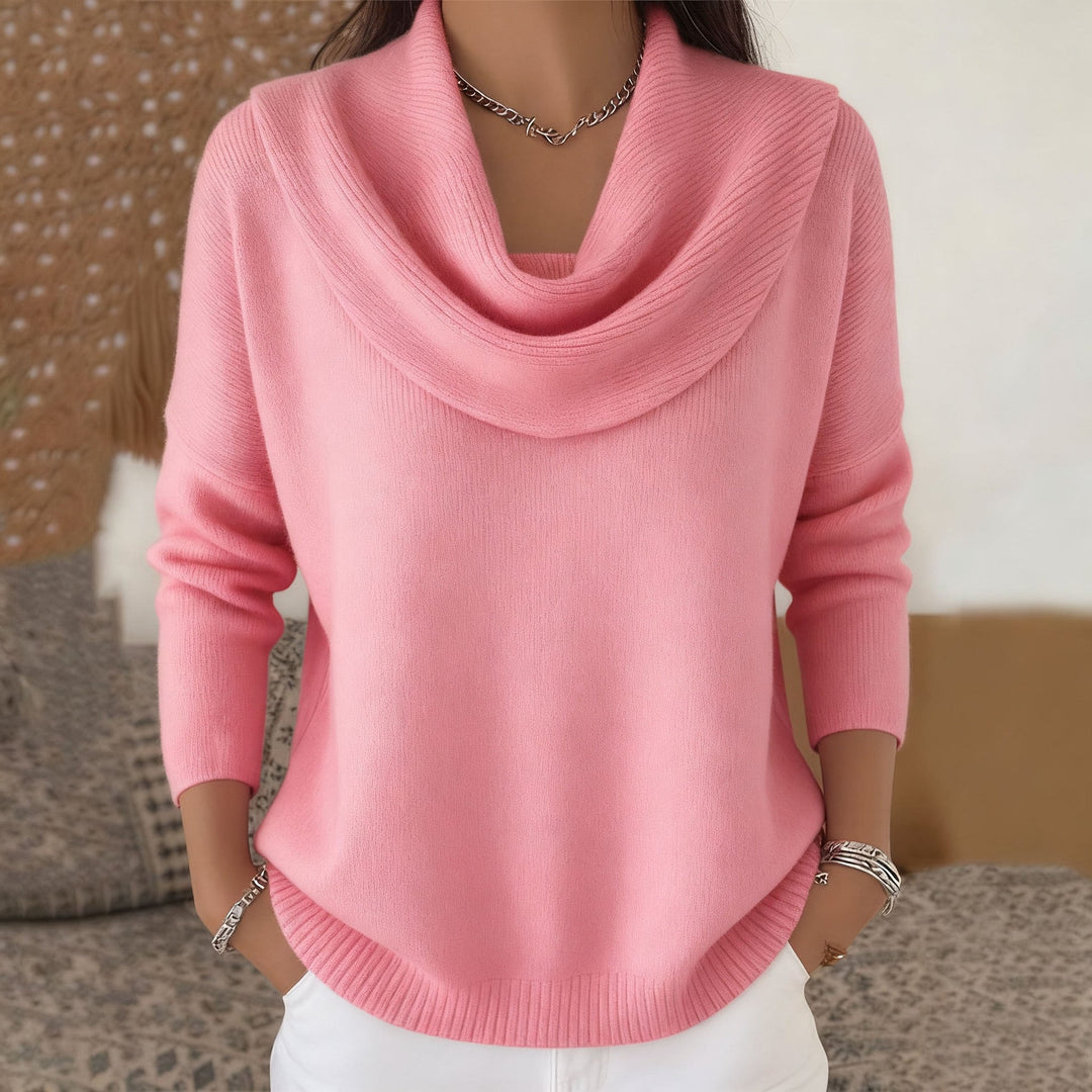 Zélie | Pull Col Drapé