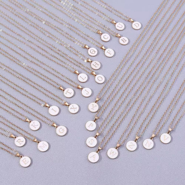 Monette Initial Necklace | Gold
