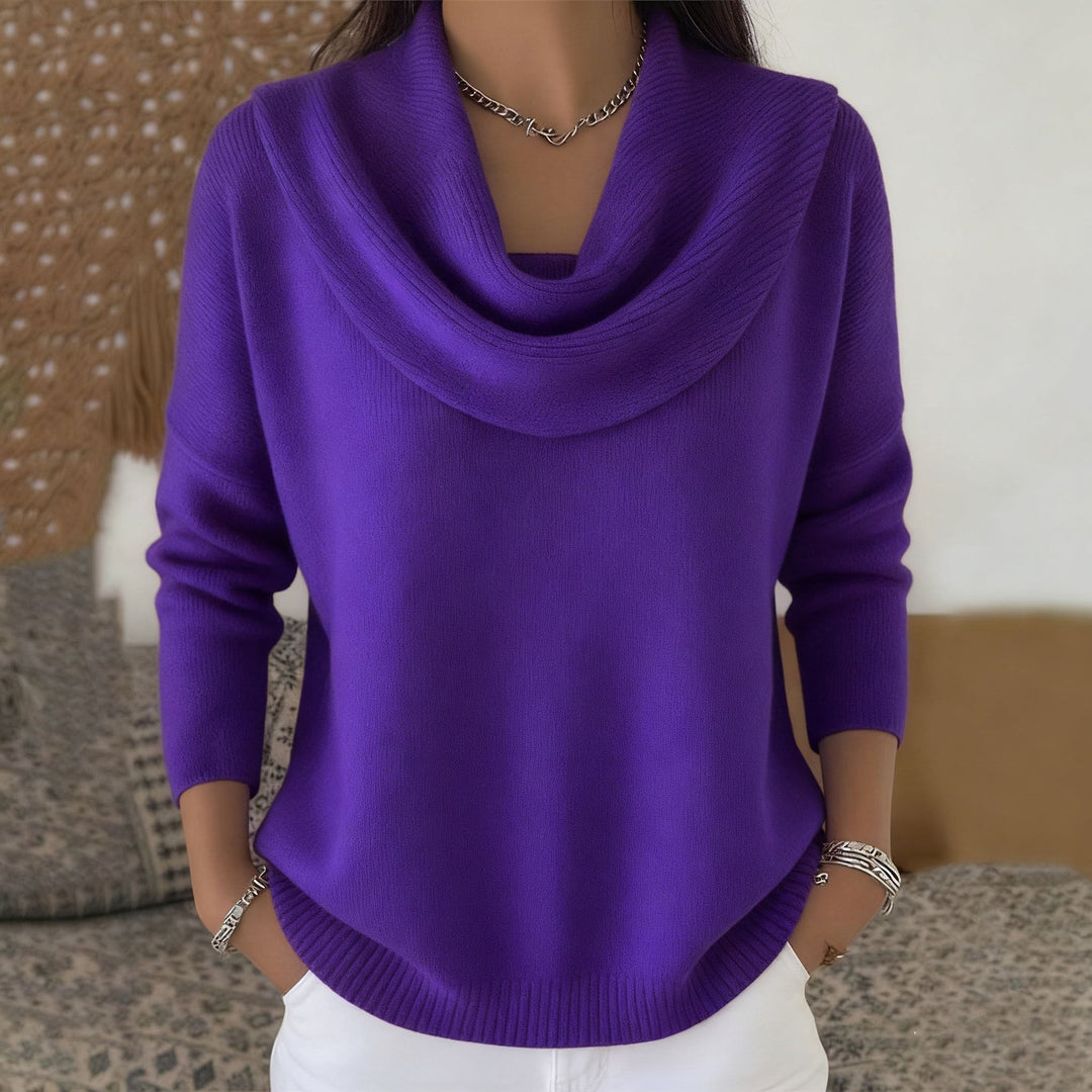 Zélie | Pull Col Drapé