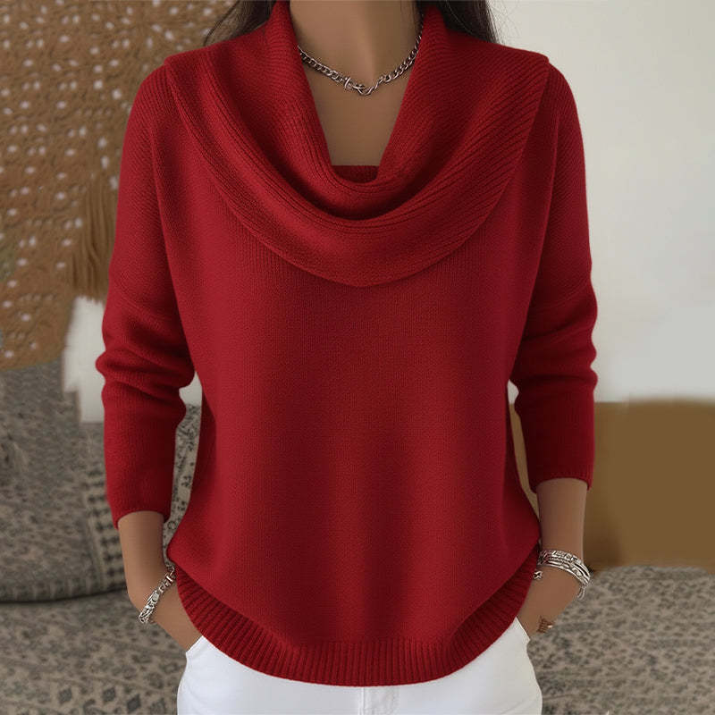 Zélie | Pull Col Drapé