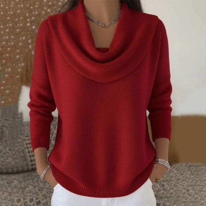 Zélie | Pull Col Drapé