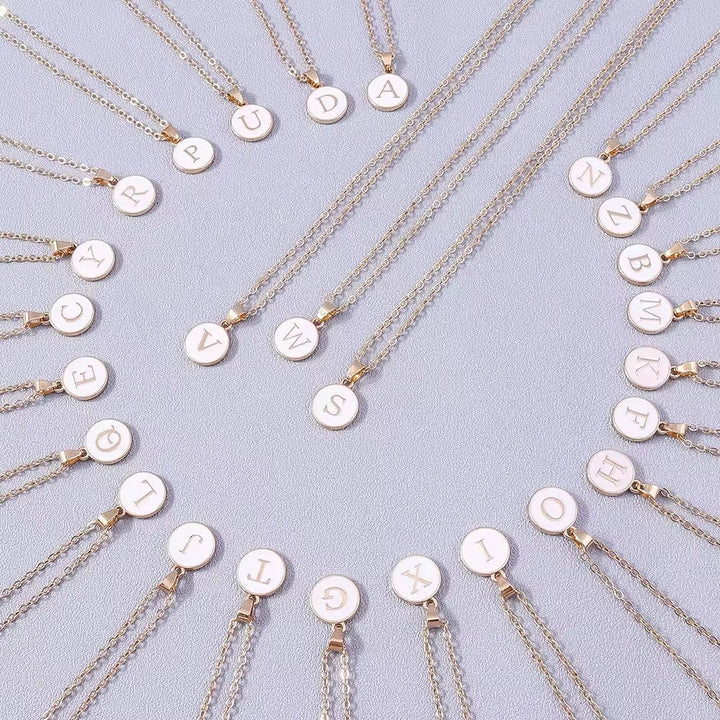 Monette Initial Necklace | Gold