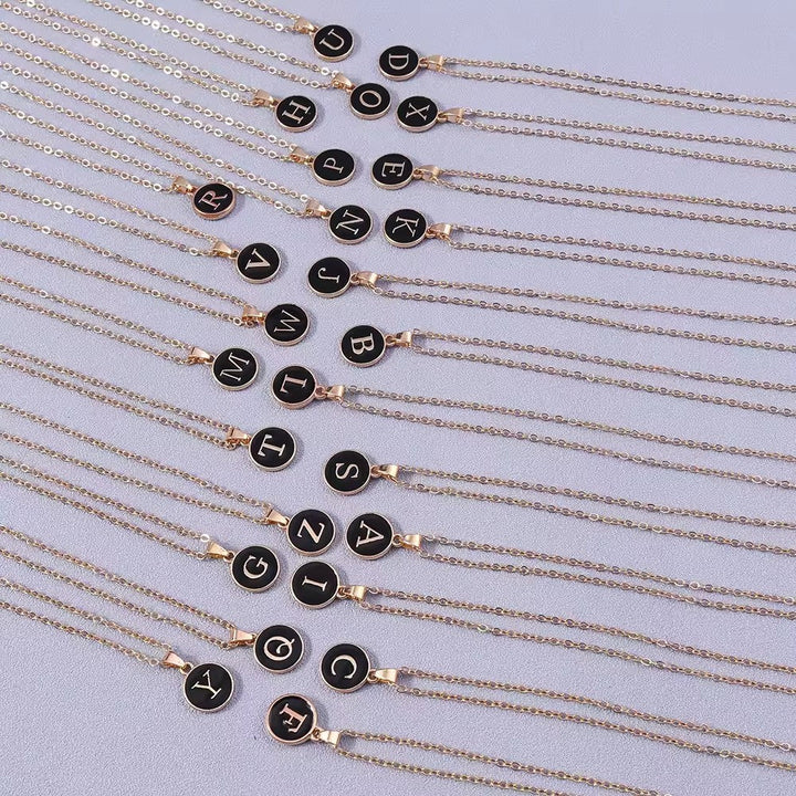 Monette Initial Necklace | Gold
