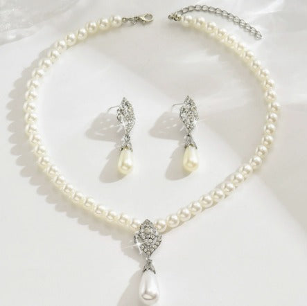 Vintage Classic Pearl Jewelry Set
