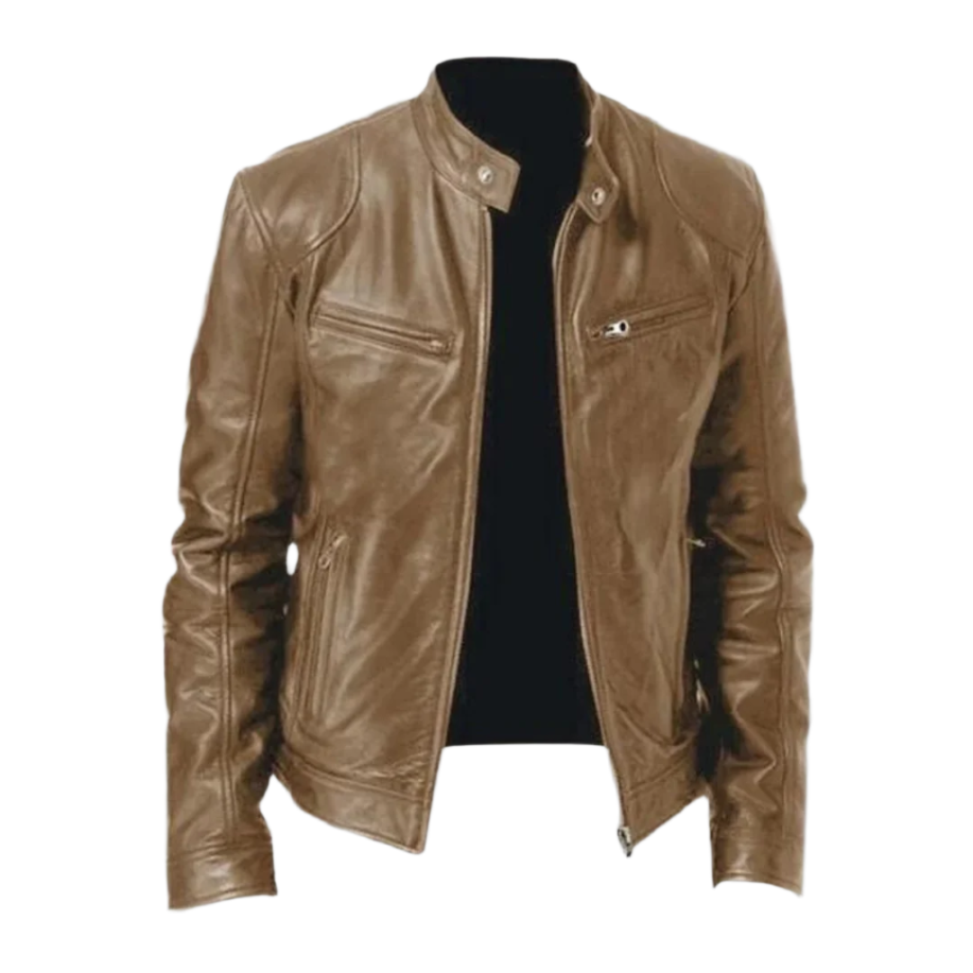 Calvin | Men's Vegan Leather Jacket