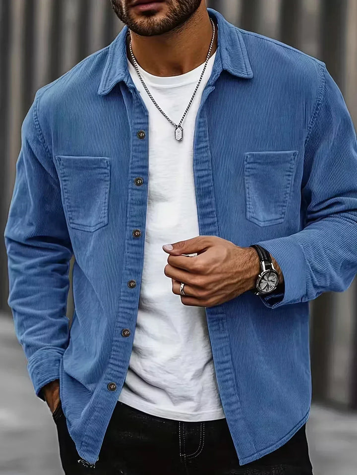 Lukas | Warm Corduroy Shirt for Men