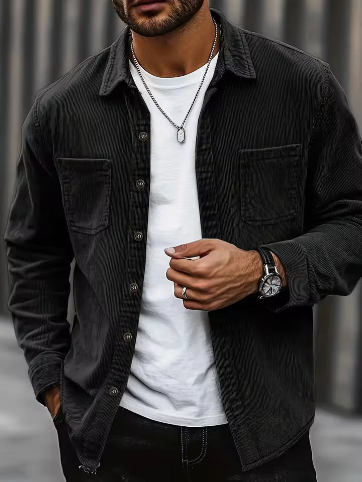 Lukas | Warm Corduroy Shirt for Men