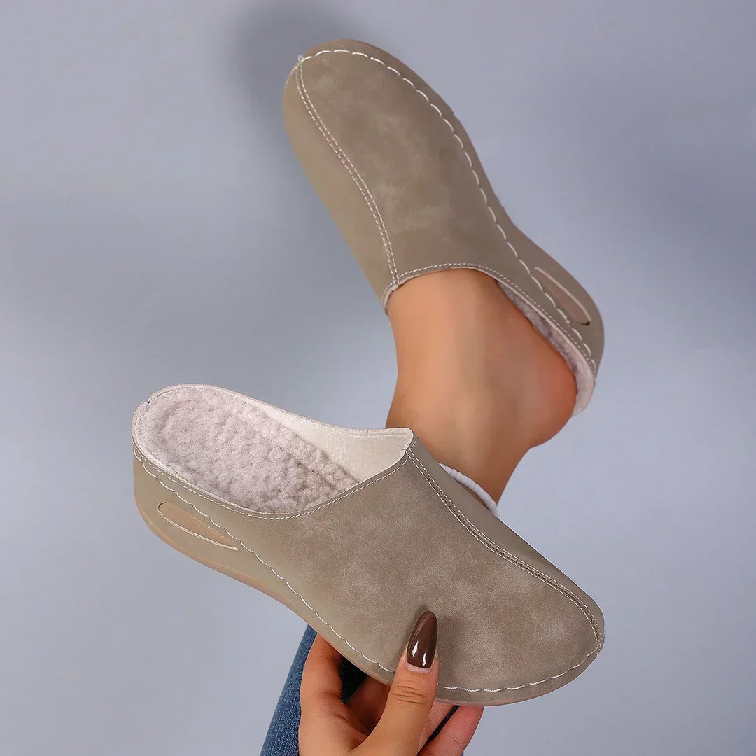 Thea™ | Warm Orthopaedic Slippers for Everyday Comfort