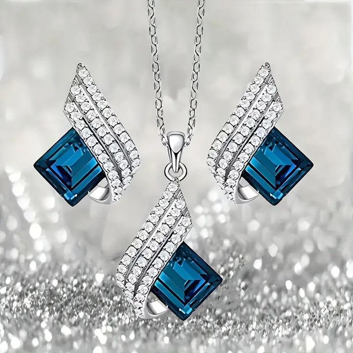 Brienne Solazure Jewelry Set | White Gold