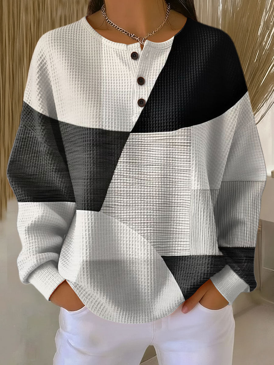 Madeleine | Pull Gaufré Double Épaisseur