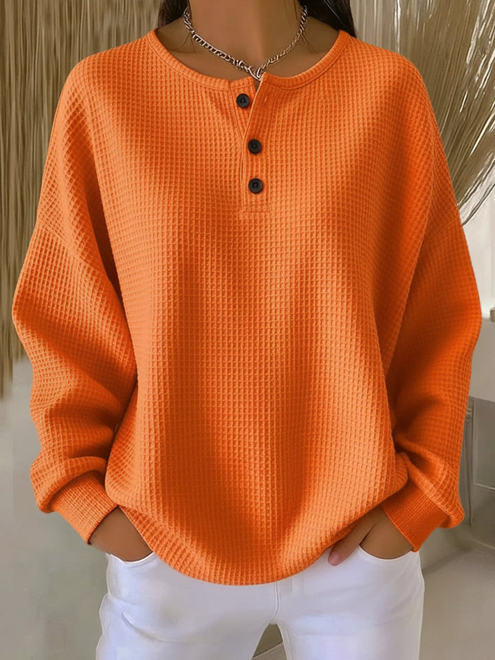 Berthe | Sweat Henley Gaufré