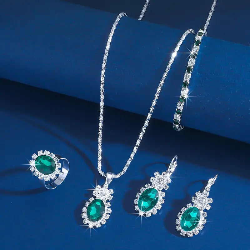 Seloria Grevalyn Jewelry Set | White Gold