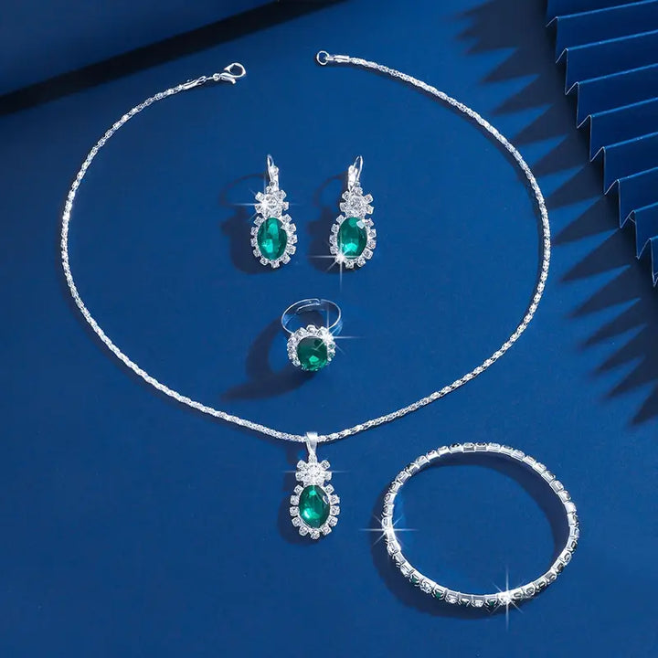 Seloria Grevalyn Jewelry Set | White Gold