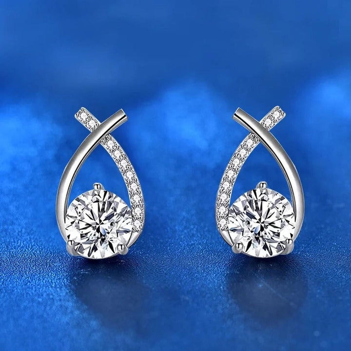 Elegant Twisted Teardrop Earrings