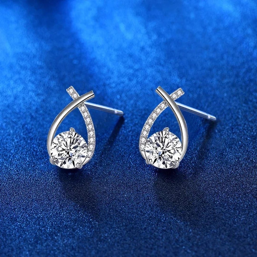 Elegant Twisted Teardrop Earrings