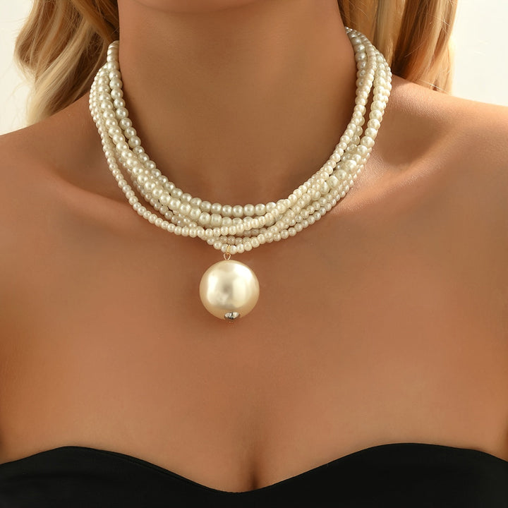 Grand Pearl Statement Necklace