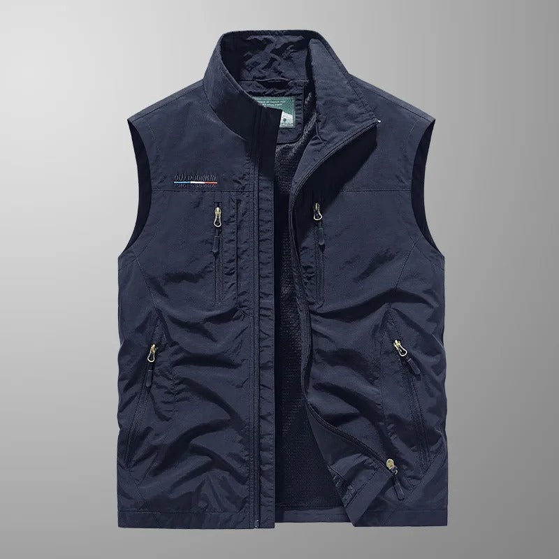 Lars | Men's Breathable Cargo Gilet