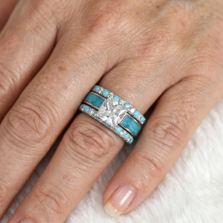 Boho Ring Gold Stacked