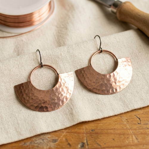 Rose's Sol Copper Earrings
